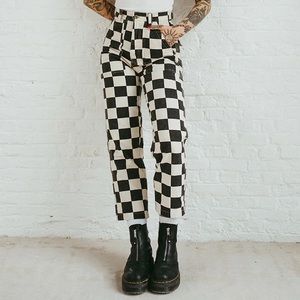 NWT Checkerboard Pants 🖤🤍 Size 10UK (4/6 US)